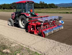 小麦、大麦 播種機 播種機転圧ローラー ニプロ 長野市引取り