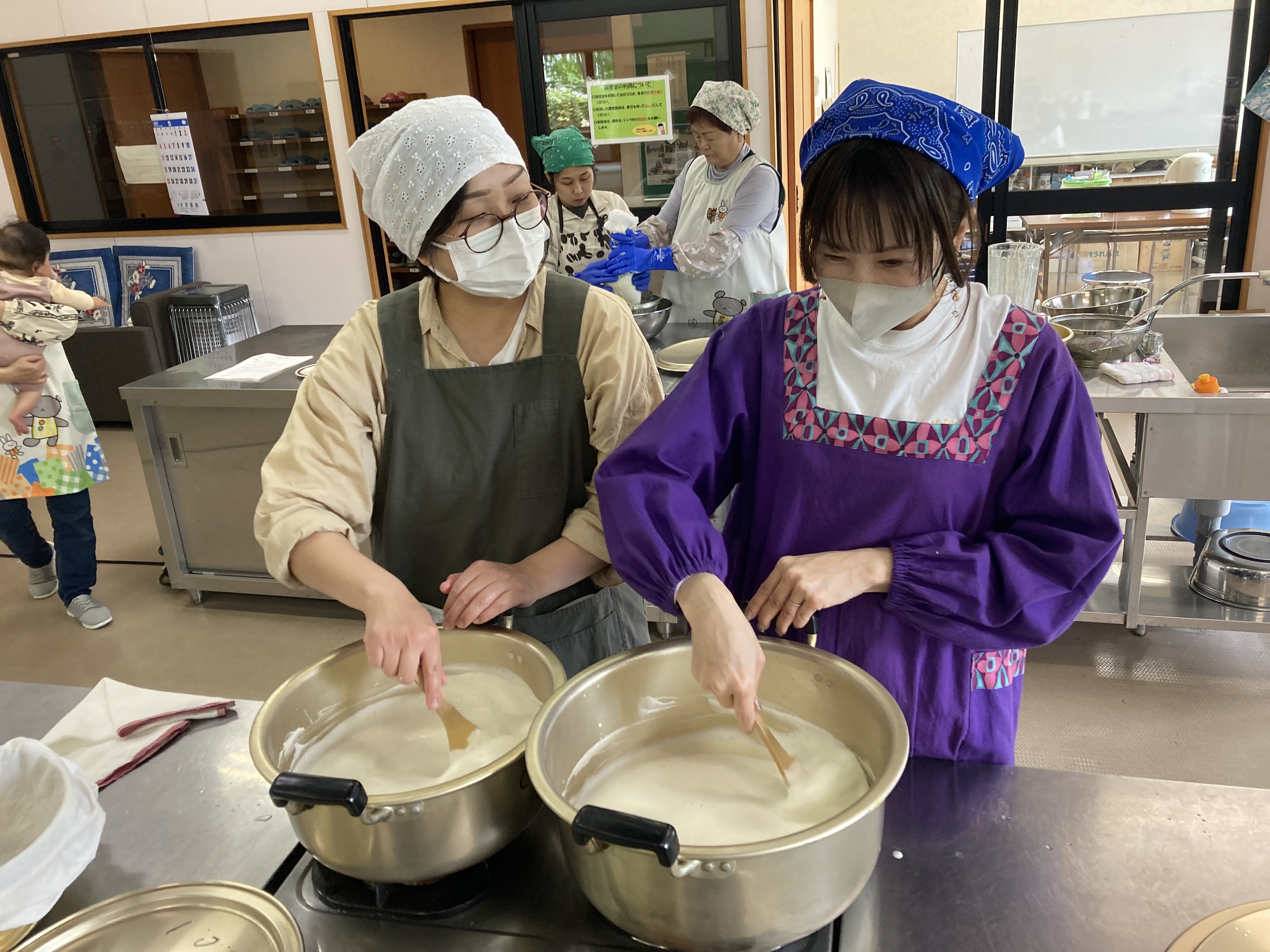 手作り豆腐のおいしさにびっくり！フレミズカレッジで豆腐作り