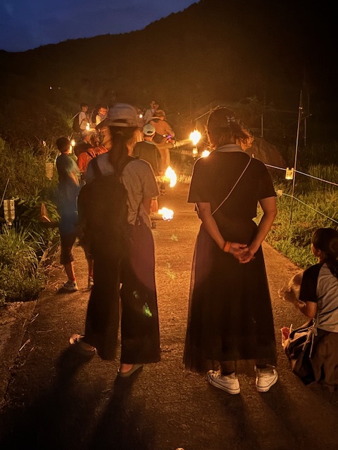 大勢の家族連れが参加した、ししおどし祭り