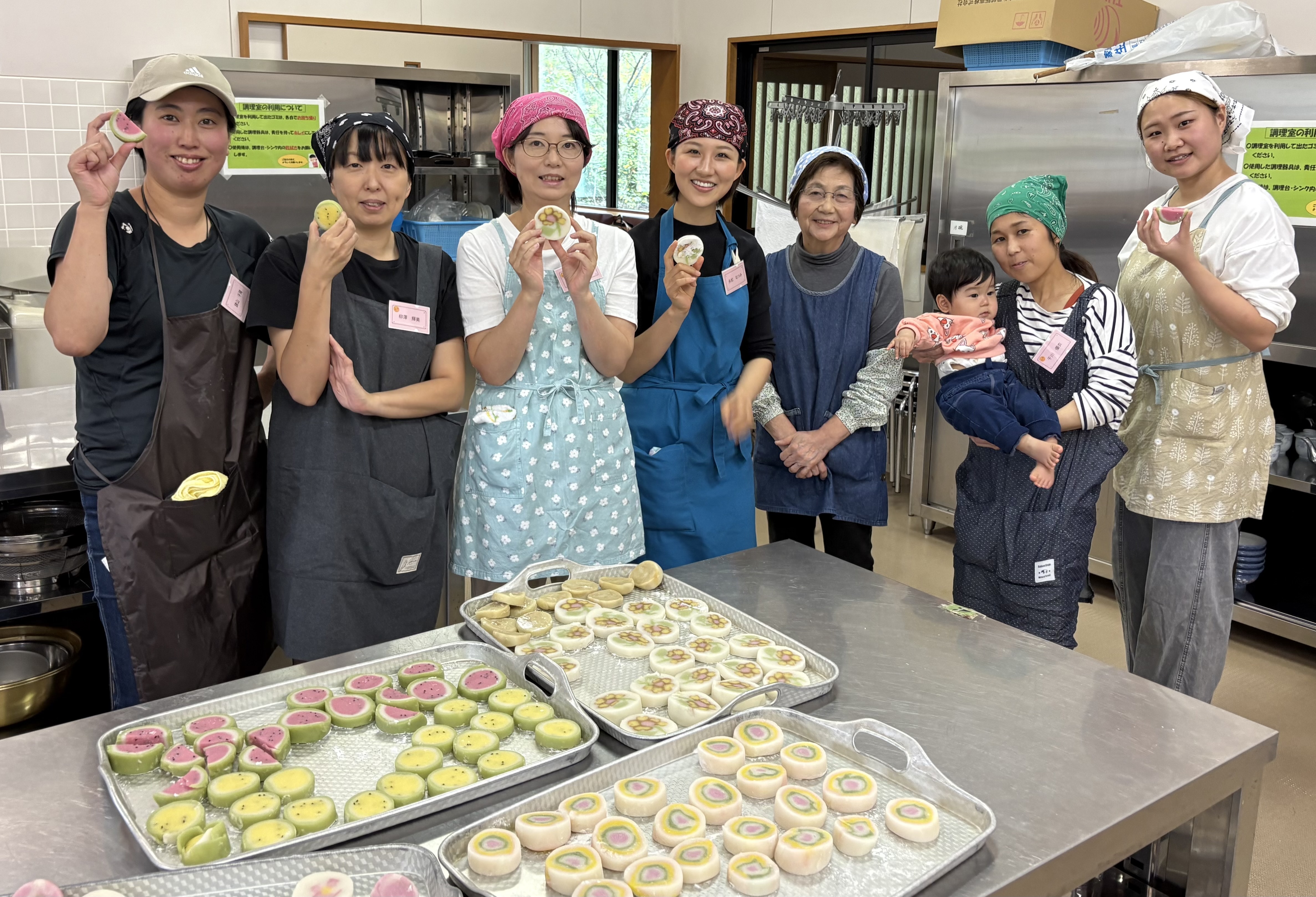 かわいい模様の「やしょうま」が完成！