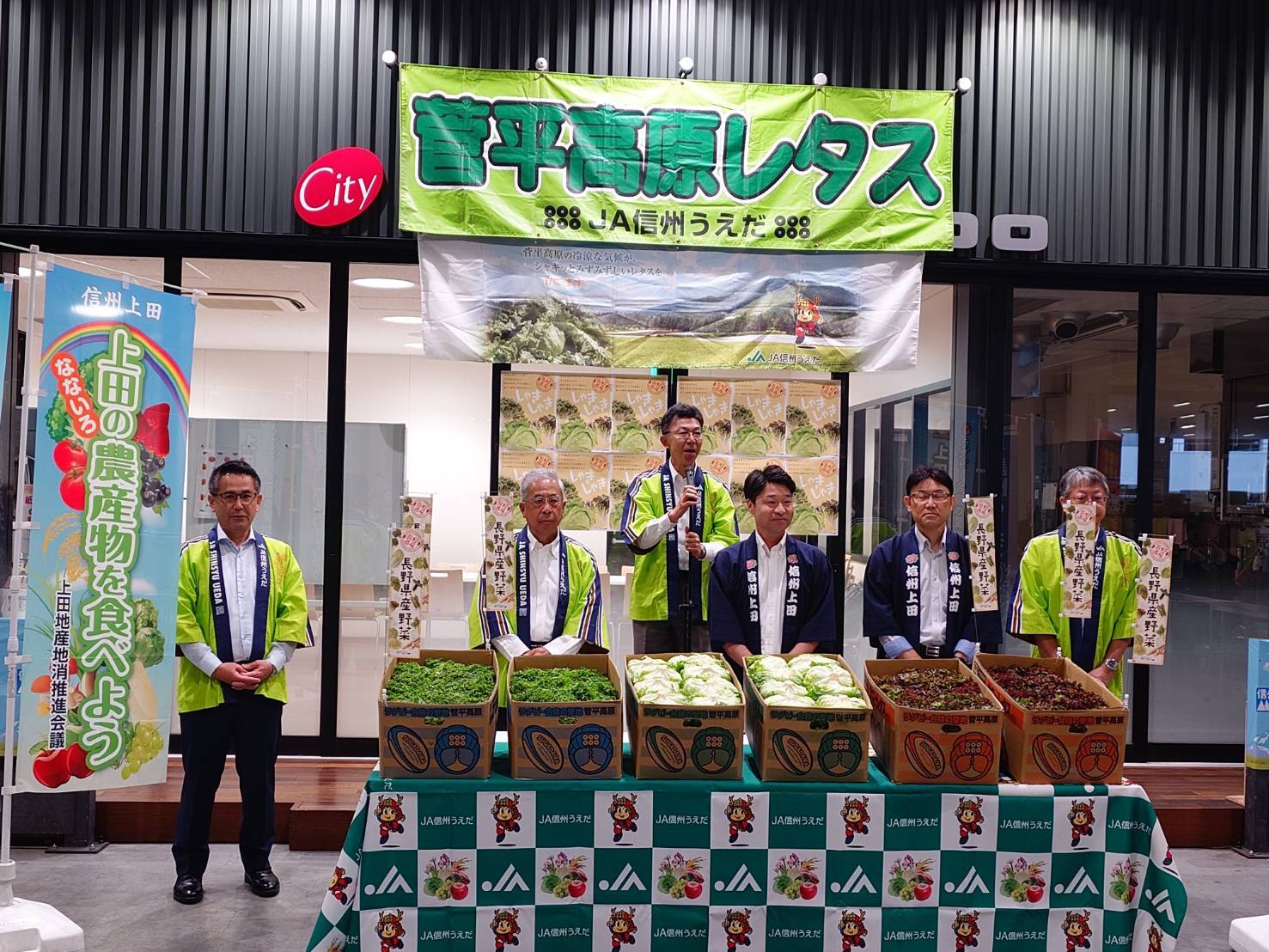 豊洲市場でトップセールス　菅平高原産レタスなど高評価
