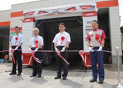「新型洗車機導入、仕上がりに自信」の画像