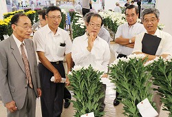 「各地で花き・野菜コン−JA信州諏訪」の画像