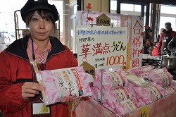 「伊那華の華満点うどん 受験生向けに発売、特産小麦に付加価値」の画像
