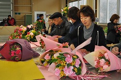 「ホワイトデーに花を、消費拡大へ取り組み」の画像