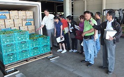 「フィリピンから野菜栽培で視察」の画像