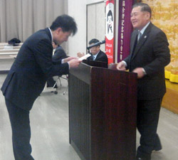 「組合長賞に藤沢さん」の画像