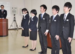 「各JAが入所・入組式、地域貢献「若い力に期待」－JA北信州みゆき」の画像