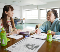 「山ノ内町の民話を取材」の画像