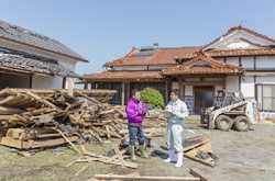 「損害査定員を派遣、早期再建願い」の画像