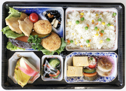 「健康寿命100歳弁当コン、「花咲くにっこり弁当」最優秀」の画像