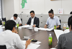 「作物別に意見交換」の画像