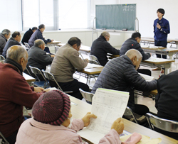 「各地区で水稲、そ菜合同で防除暦説明会開催」の画像