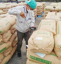 「米検査開始、9000トン出荷計画」の画像