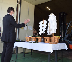 「集荷作業安全祈願祭」の画像