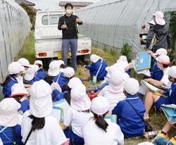 「地元の農業に興味を持ってね」の画像